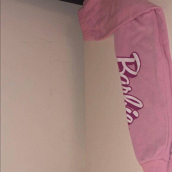pink barbie sweatpants